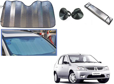 Automotive Prist Rear Window Sun Shade For Mahindra Logan(Silver)