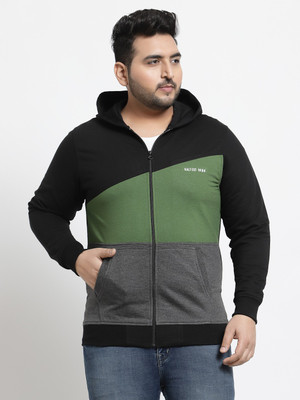 KALT Full Sleeve Color Block Men Sweatshirt