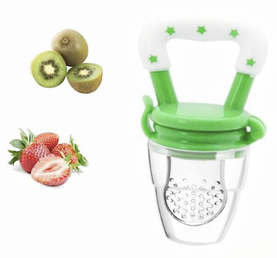 TEDRED Baby Pacifier Fruit Feeder Silicone Teether and Feeder(Green)