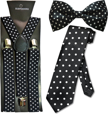 SunShopping Y- Back Suspenders for Men(Black)