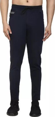 MERCHANDIZE Solid Men Dark Blue Track Pants