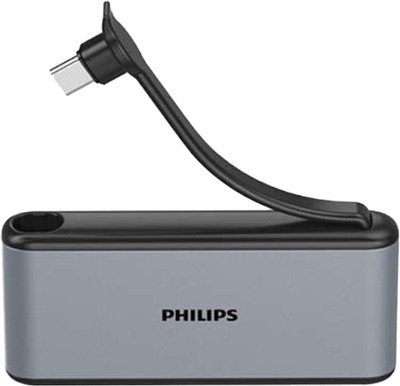 PHILIPS 4 In 1 USB DLK5527C/00 USB Hub  (Grey) For Rs. 499 @ 88 %