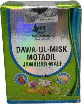 Cure Herbal Dawa UL Misk Motadil Jawahar Wali (60g) (Pack Of 2)(Pack of 2)