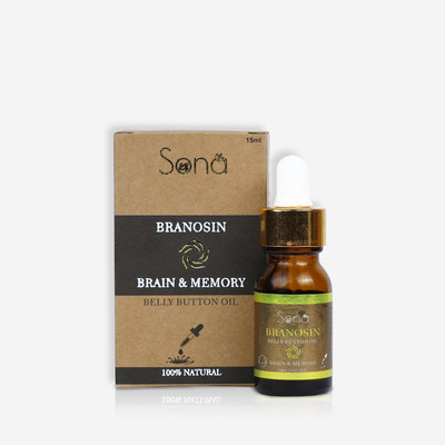 SONA HEALTH CARE Branosin Belly Button Oil - Supports Brain & Memory - 15ml (Pack of 1)(15 ml)