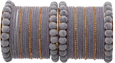 Rijoli Metal Zircon Bangle Set(Pack of 42)