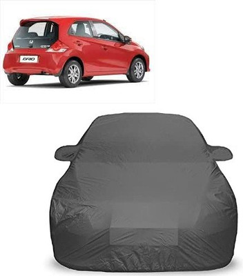 Anlopeproducts Car Cover For Honda Brio E MT (Without Mirror Pockets)(Grey)