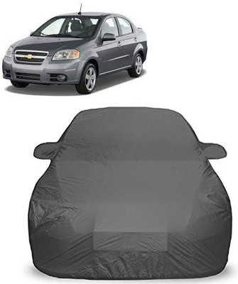 Anlopeproducts Car Cover For Chevrolet Aveo Uva (With Mirror Pockets)(Grey)