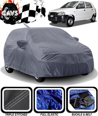 CAVS Car Cover For Maruti Suzuki Alto (With Mirror Pockets)(Grey)