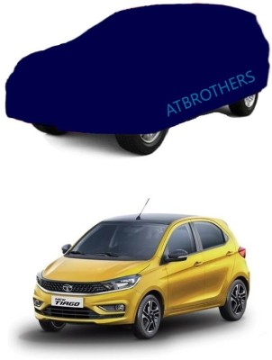ATBROTHERS Car Cover For Tata Tiago XZ Petrol (Without Mirror Pockets)(Blue)