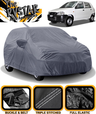 PVSTAR Car Cover For Maruti Suzuki Alto (With Mirror Pockets)(Grey)