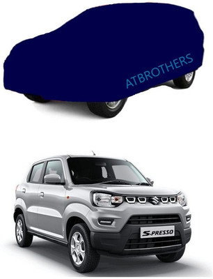 ATBROTHERS Car Cover For Maruti Suzuki S-Presso LXI Petrol (Without Mirror Pockets)(Blue)