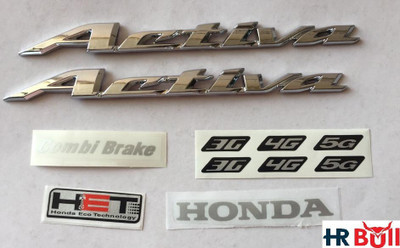 DECAL ARTISTRY Emblem for Bike(Silver)