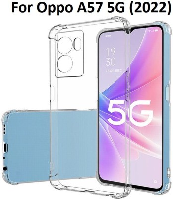 Caseline Back Cover for Oppo A57 5G (2022), Oppo A57 5G, Oppo A57 5G 2022 ,Oppo A57(Transparent, Grip Case, Silicon, Pack of: 1)