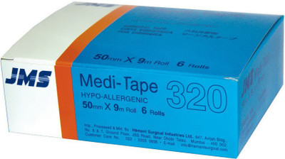 JMS MICROPORE BOX DRESSING TAPE (Manual)(Set of 6, White)