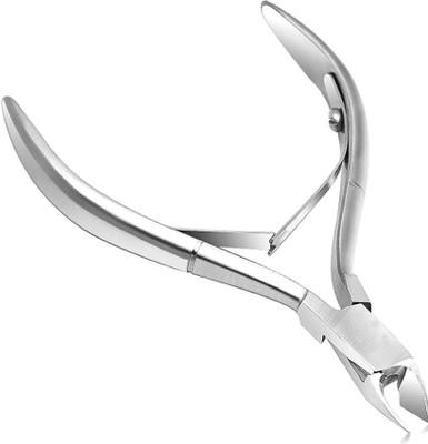 feelhigh COSMETICS STAINLESS STEEL CUTICLE CUTTER/CUTICLE NIPPER TOOL Single Ended Cuticle Pusher(Pack of 1)