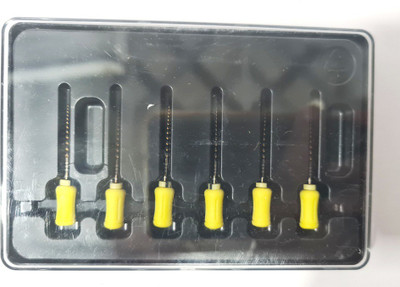 DENEXT Dental Dot Pro Gold Hand Files Root Canal Files 25mm F1 Dental Elevator