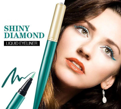 YAWI new shine water proof multi purpose use liquid eye liner 1.5 g(green)
