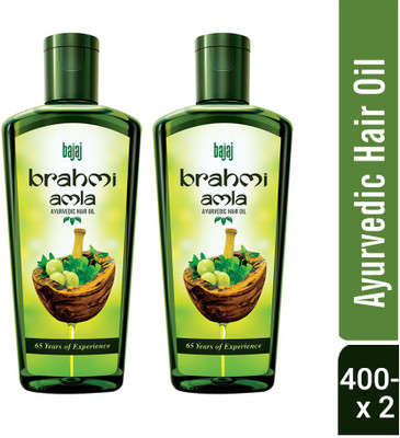 BAJAJ Brahmi Amla Hair Oil 400ml Pack of 2 Hair Oil (800 ml)