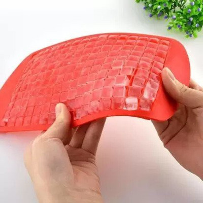 nunki trend Silicone DIY Ice Cube Maker Creative Small Mold Square Shape for Fridge 1 pcs Multicolor Silicone Ice Cube Tray(Pack of1)