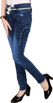 CODE7COLLECTION Regular Girls Blue Jeans