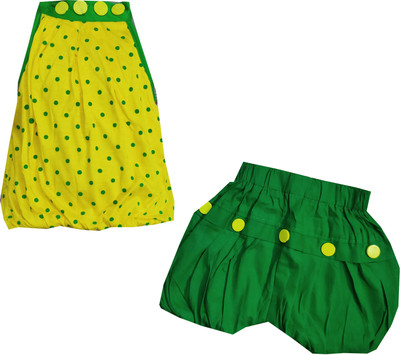 Shreesai Baby Girls Party(Festive) Top Shorts(yellow)