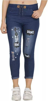 JEGFIT Jegging For Girls(Blue, Pack of 1)