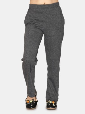 Kids Cave Track Pant For Girls(Grey, Pack of 1)