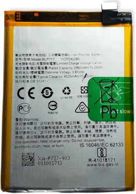 Full Energy Mobile Battery For  Oppo Reno Z , PCDM10 , CPH1979 , BLP717