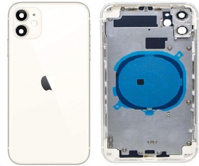 Sandreezz Apple iPhone 11 Housing Body Full Panel(White)