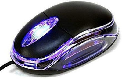 MESHIV USB 2.0 Wired Ambidextrous Optical Mouse(USB 2.0, Black)