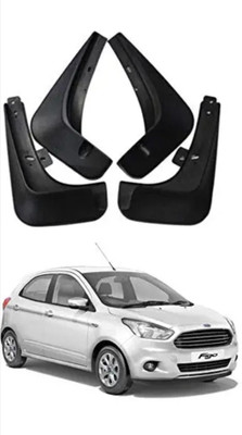 nawani genuine parts Front Mud Guard, Rear Mud Guard For Ford Figo 2015(Black)