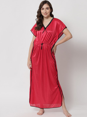 Klamotten Women Nighty(Red)