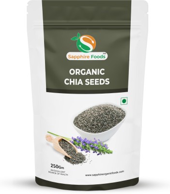Sapphire Foods Organic Chia Seeds Chia Seeds(250 g)