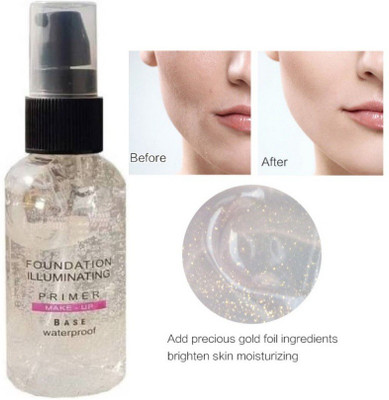 Latixmat Transparent gel skin smoothing face primer waterproof Primer  - 30 ml(TRANSPARENT)