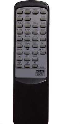Akshita 2 in 1 VEA 201E/VEA 202 TV Compatible For CRT TV Remote Control AKAI Remote Controller(Black)