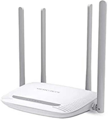 MERCUSVS N301 2000 Mbps 4G Router  (White, Dual Band)