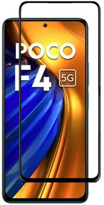 Caseline Edge To Edge Tempered Glass for Poco F4 5G, POCO F4, POCO F4 5G(Pack of 1)
