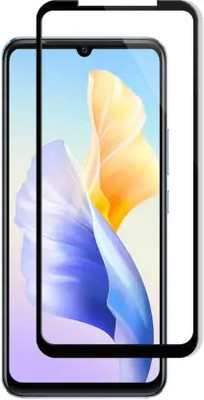 HQ Protection Edge To Edge Tempered Glass for V23e 5G, vivo V23e 5G(Pack of 2)