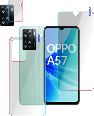 PONDRIK Front and Back Screen Guard for Oppo A57(Pack of 3)
