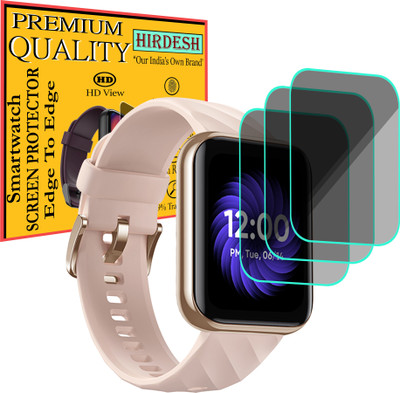 hirdesh Screen Guard for DIZO Watch D(Pack of 3)
