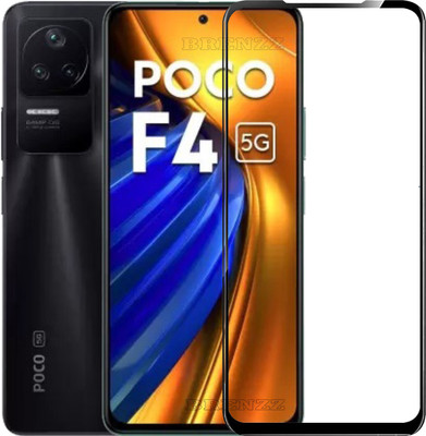 BRENZZ Edge To Edge Tempered Glass for POCO F4 5G, POCO F4, poco f4 5g, poco f4(Pack of 1)