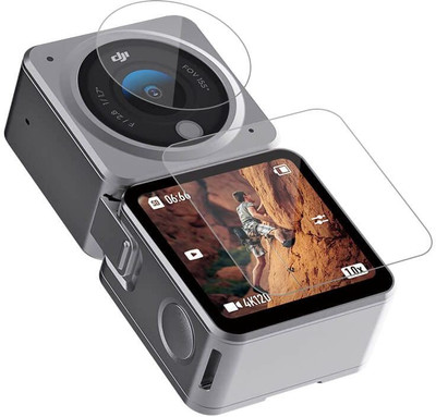 Telesin Tempered Glass Guard for DJI OSMO ACTION 2 DUAL SCREEN(Pack of 2)