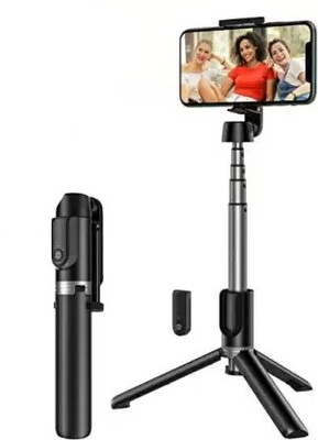 G2L Bluetooth Selfie Stick(Black, Remote Included)