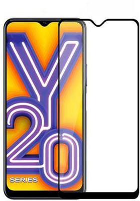 SM Styles Edge To Edge Tempered Glass for Vivo Y20 2021(Pack of 1)