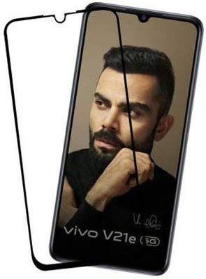 Shree Store Edge To Edge Tempered Glass for Vivo V21e 5g(Pack of 1)