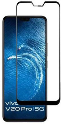 SM Styles Edge To Edge Tempered Glass for Vivo V20 Pro(Pack of 1)
