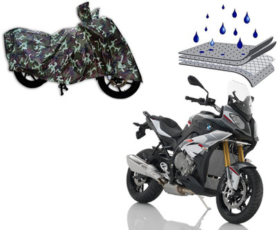Automotive Circle Waterproof Two Wheeler Cover for BMW(RC 125, Green, Multicolor)