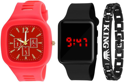 Gunatit Analog-Digital Watch  - For Boys & Girls