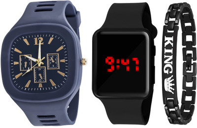 Gunatit Analog-Digital Watch  - For Boys & Girls