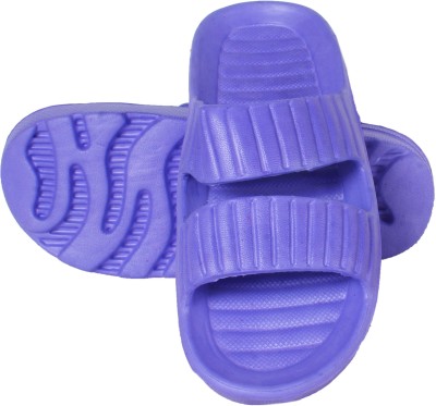 shoeton Women Slides(Purple , 5)